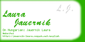 laura jauernik business card